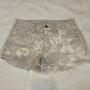 Grey Acid Wash Jean AE Shorts Size 4